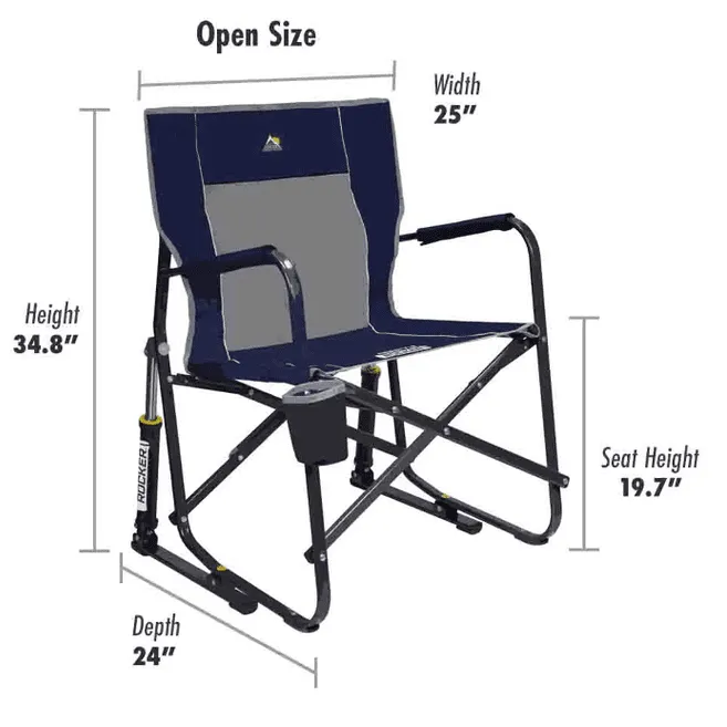 GCI Outdoor Freestyle Rocker Portable Rocking Chair & Outdoor Camping Chair