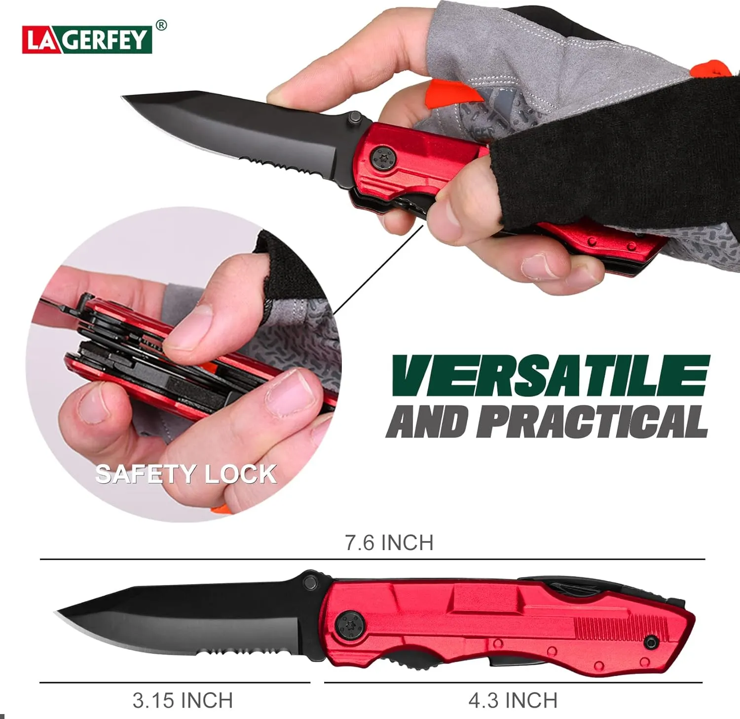 Gifts for Men Him Dad, Stocking Stuffers for Men Women, Multitool Pocket Knife, Anniversary Birthday Gifts for Men Husband Boyfriend, Fathers Day Mens Gifts, Camping Gifts, Hunting Gifts, Cool Stuff