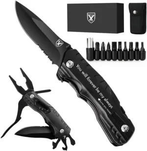 Gifts for Men Him Husband Boyfriend, Stocking Stuffers, Pocket Knife Multitool, Christmas Anniversary Birthday Gifts Idea for Him, Cool Folding Knife