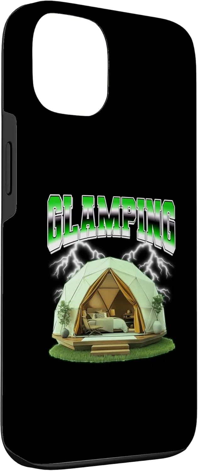 Glamping Glamper Camping Camper 90s Bootleg Style Case for iPhone 13