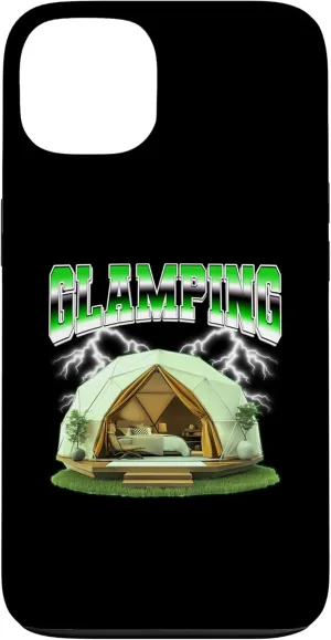 Glamping Glamper Camping Camper 90s Bootleg Style Case for iPhone 13