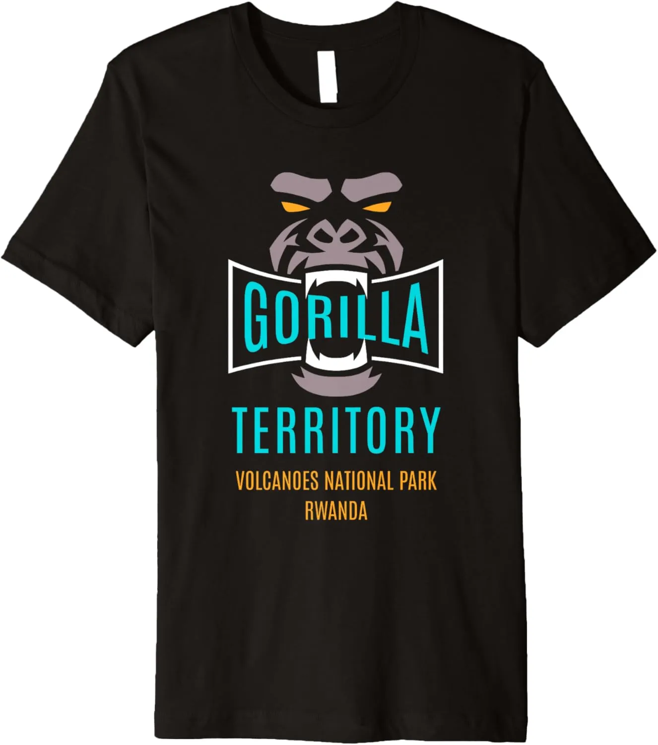Gorilla Territory Volcanoes National Park Rwanda Gorilla Premium T-Shirt