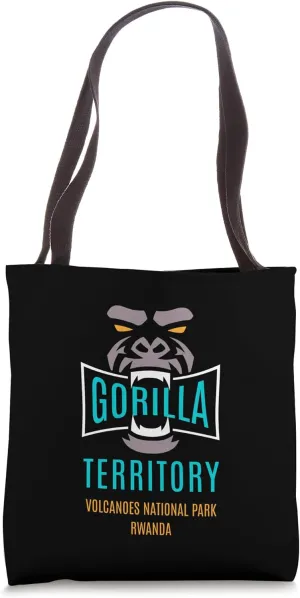 Gorilla Territory Volcanoes National Park Rwanda Gorilla Tote Bag