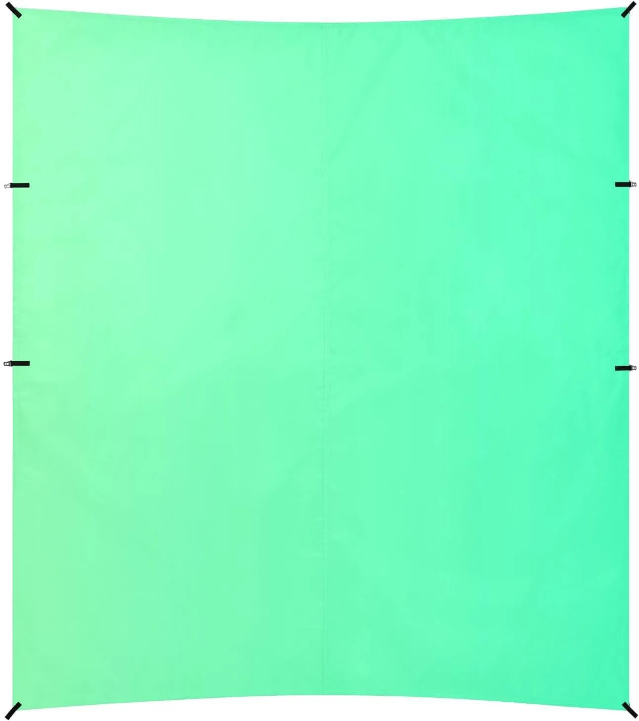 Gradient Dark Green Beach Canopy UPF50  Protection Easy Setup Large Sun Shade with Sand Pockets for Camping, Picnics, Backyard