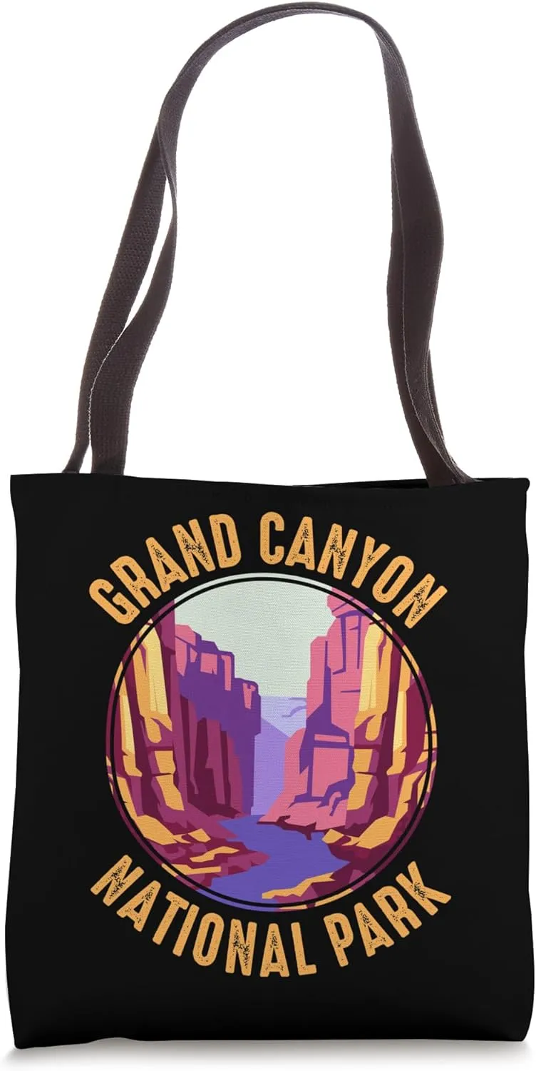 Grand Canyon National Park Hiking Travel Wandering Design Tote Bag