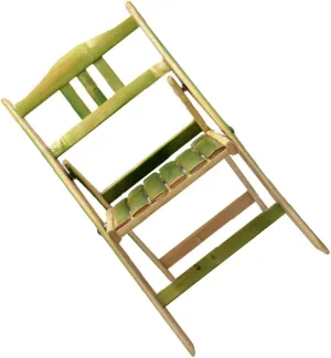 Handmade Folding Chair with Backrest Portable Outdoor Camping Chair for Adults Lightweight Space Saving Design for Study Dining Outdoor Activities