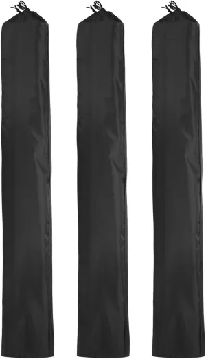 HARFINGTON 3pcs Camp Chair Replacement Bag 39" x 6" Large Nylon Foldable Carrying Bag Outdoors Folding Chair Cover Tripod Case with Shoulder Strap for Outdoor Camping Sports, Black