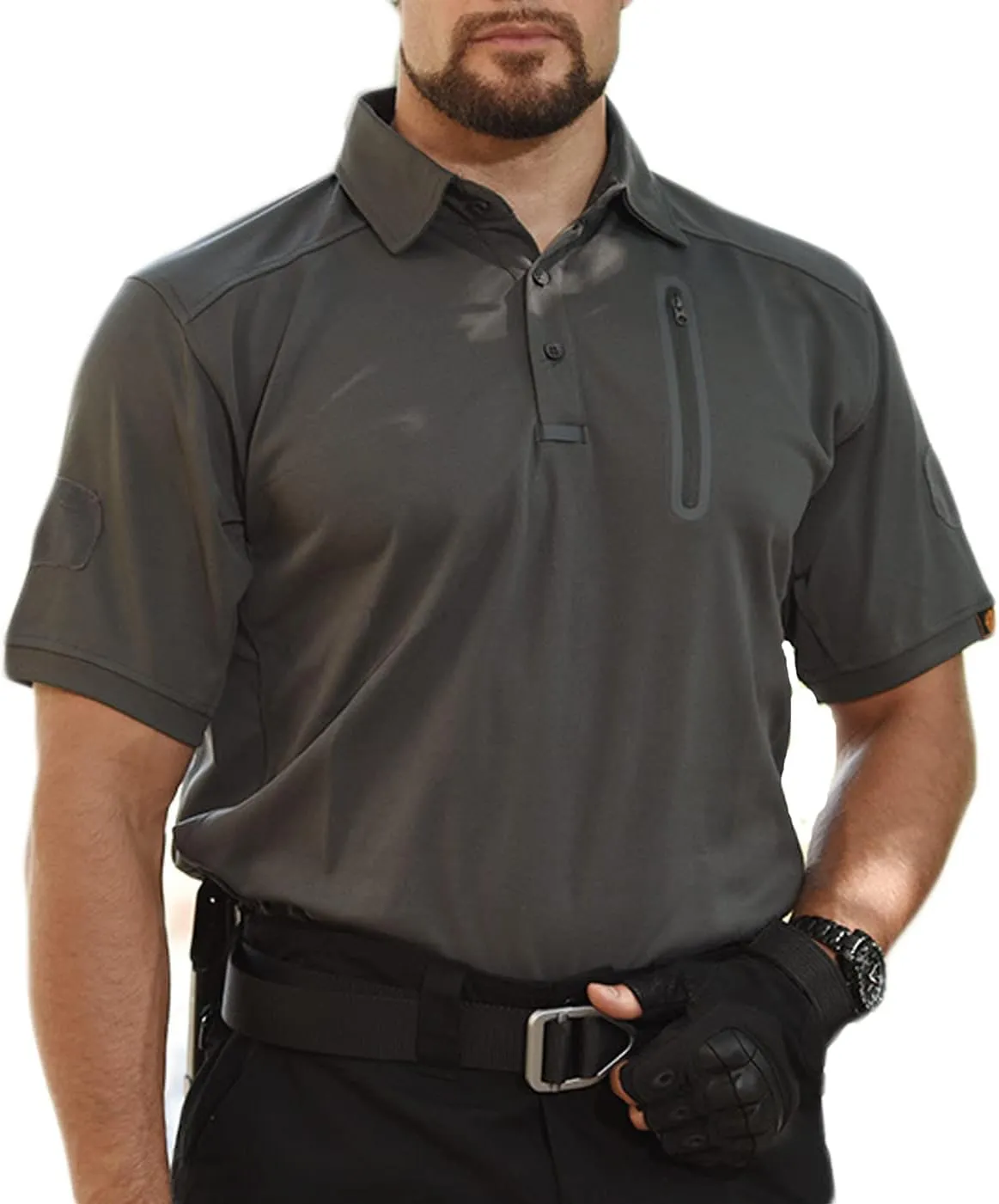 HARGLESMAN Men's Tactical Short Sleeve Polo Shirt(S-3XL)