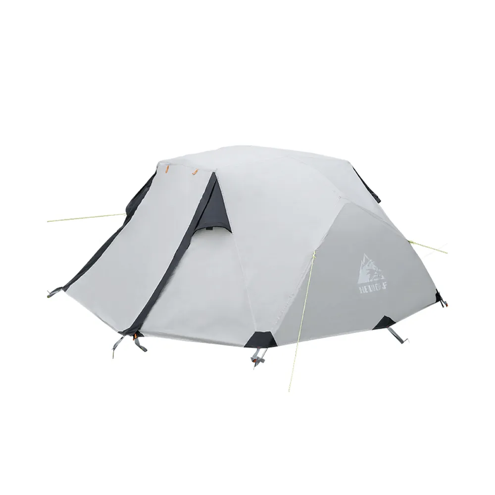 Hewolf 2 Person Camping Tent - Grey