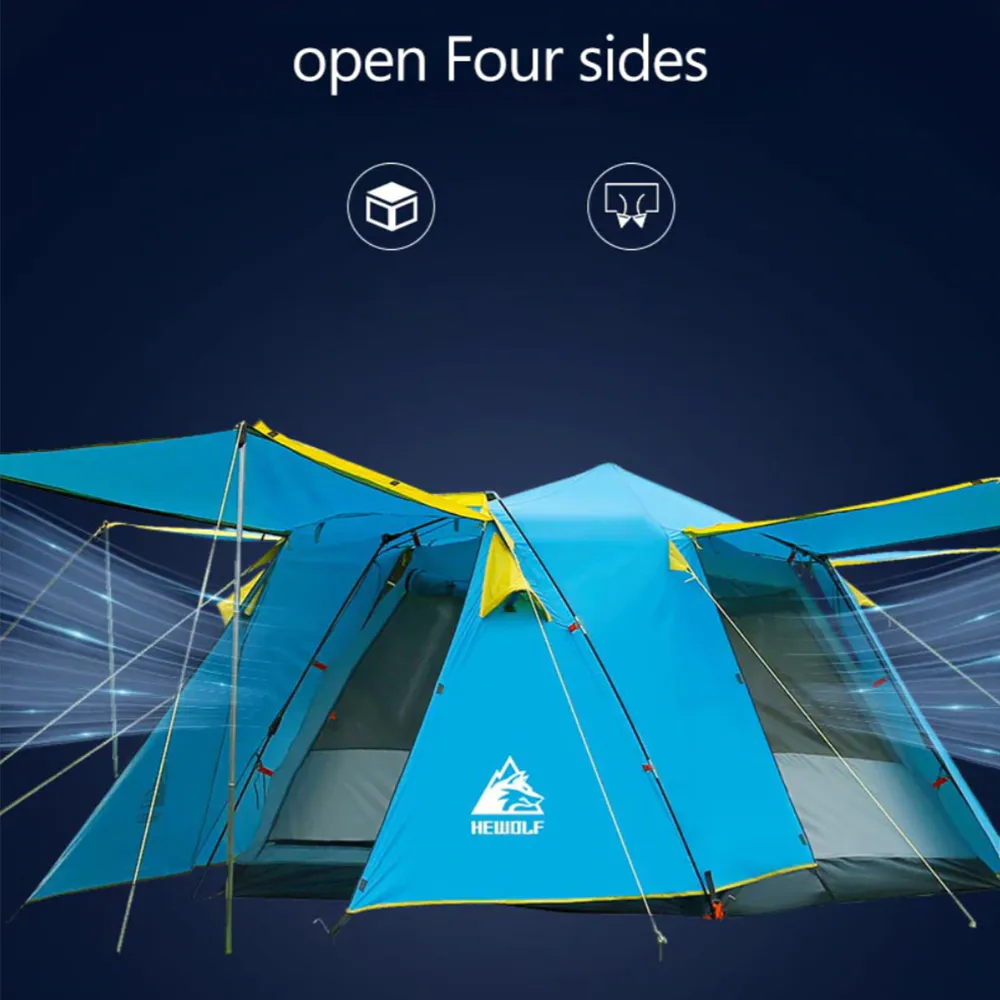 Hewolf Camping Tent 4P