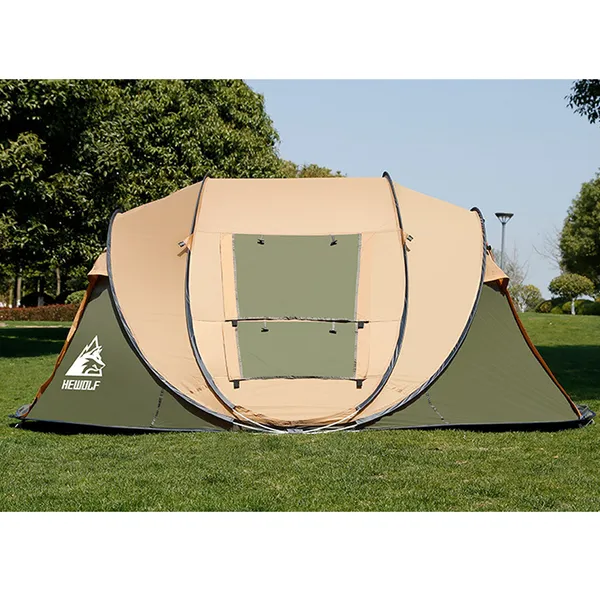 Hewolf Quick Tent 3-4 Person - Camel
