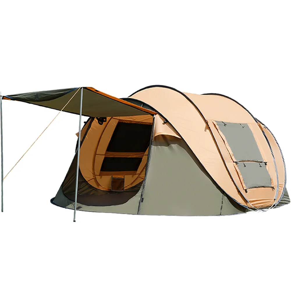 Hewolf Quick Tent 3-4 Person - Camel