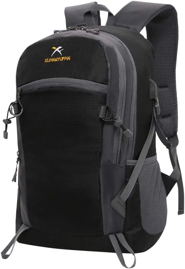 Hiking Backpack Nylon Waterproof Trekking Travel Knapsack Lightweight Large Capacity