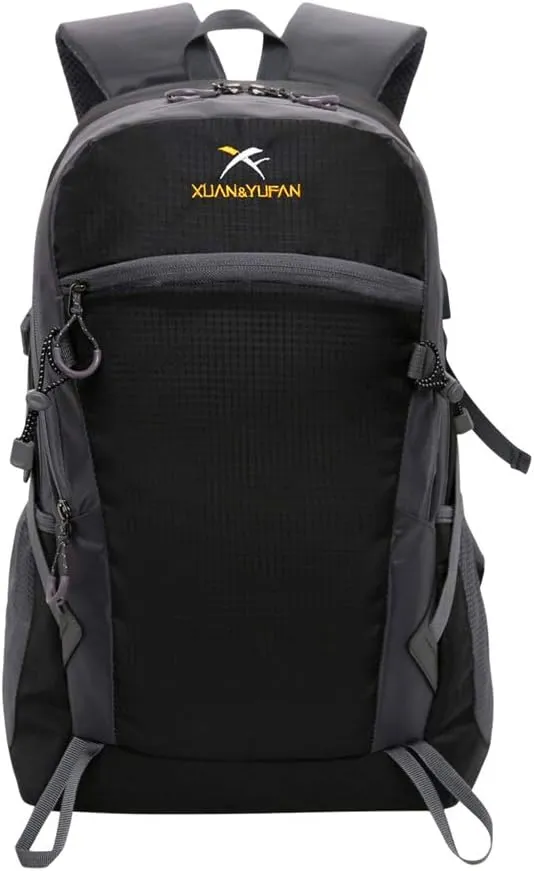 Hiking Backpack Nylon Waterproof Trekking Travel Knapsack Lightweight Large Capacity