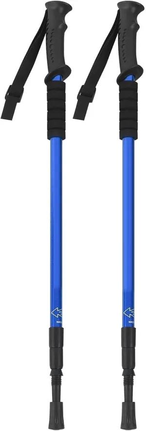 Hiking Trekking Poles, 2 Pack Hiking or Walking Sticks, Lightweight Anti Shock Hiking Ski Pole for Hiking, Climbing, Camping, Ski, Etc.