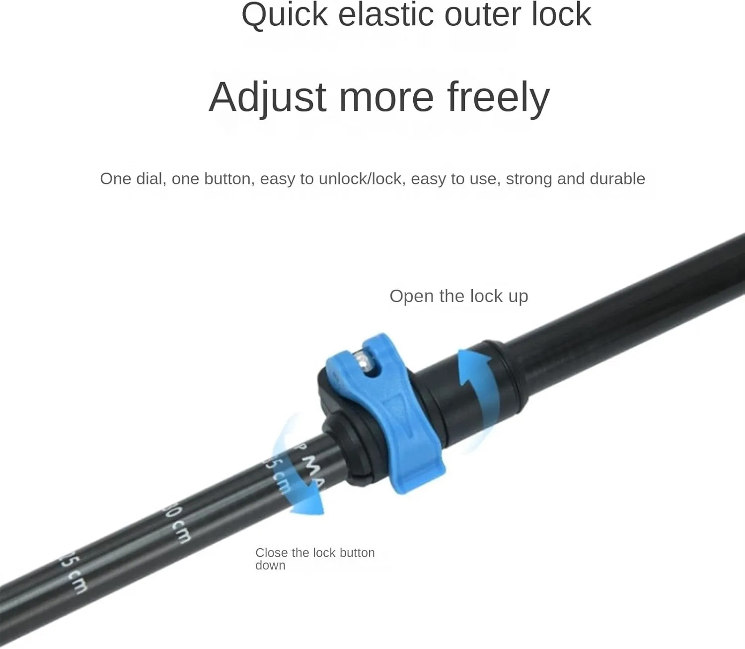 Hiking Trekking Poles Light Adjustable Hiking Trekking Poles Strong Trekking Sticks with Soft Non-Slip Handles Hiking Sticks for Trekking