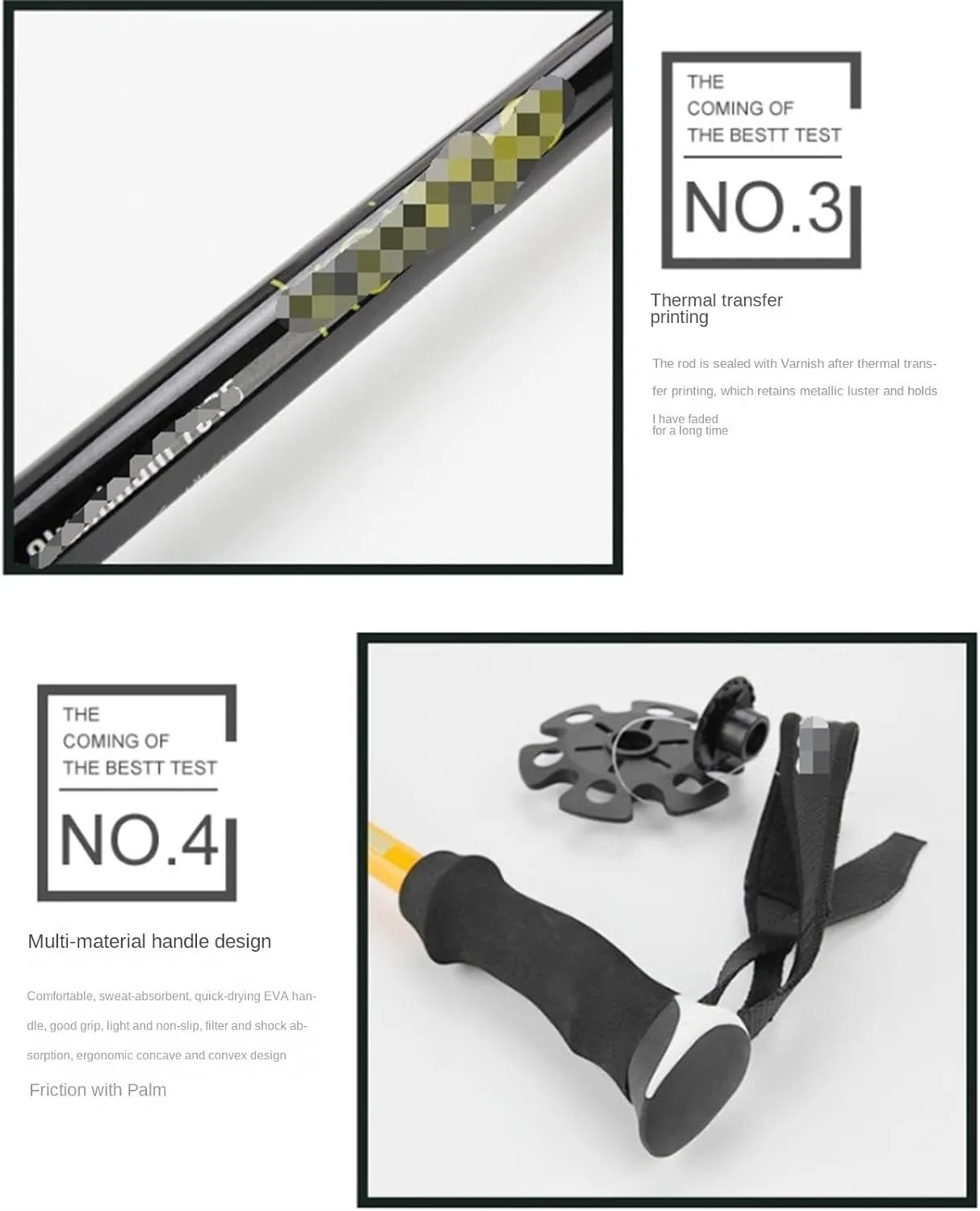 Hiking Trekking Poles Trekking Poles Hiking Poles Aluminum Alloy Walking Sticks Lightweight Telescopic Hiking Sticks for Trekking