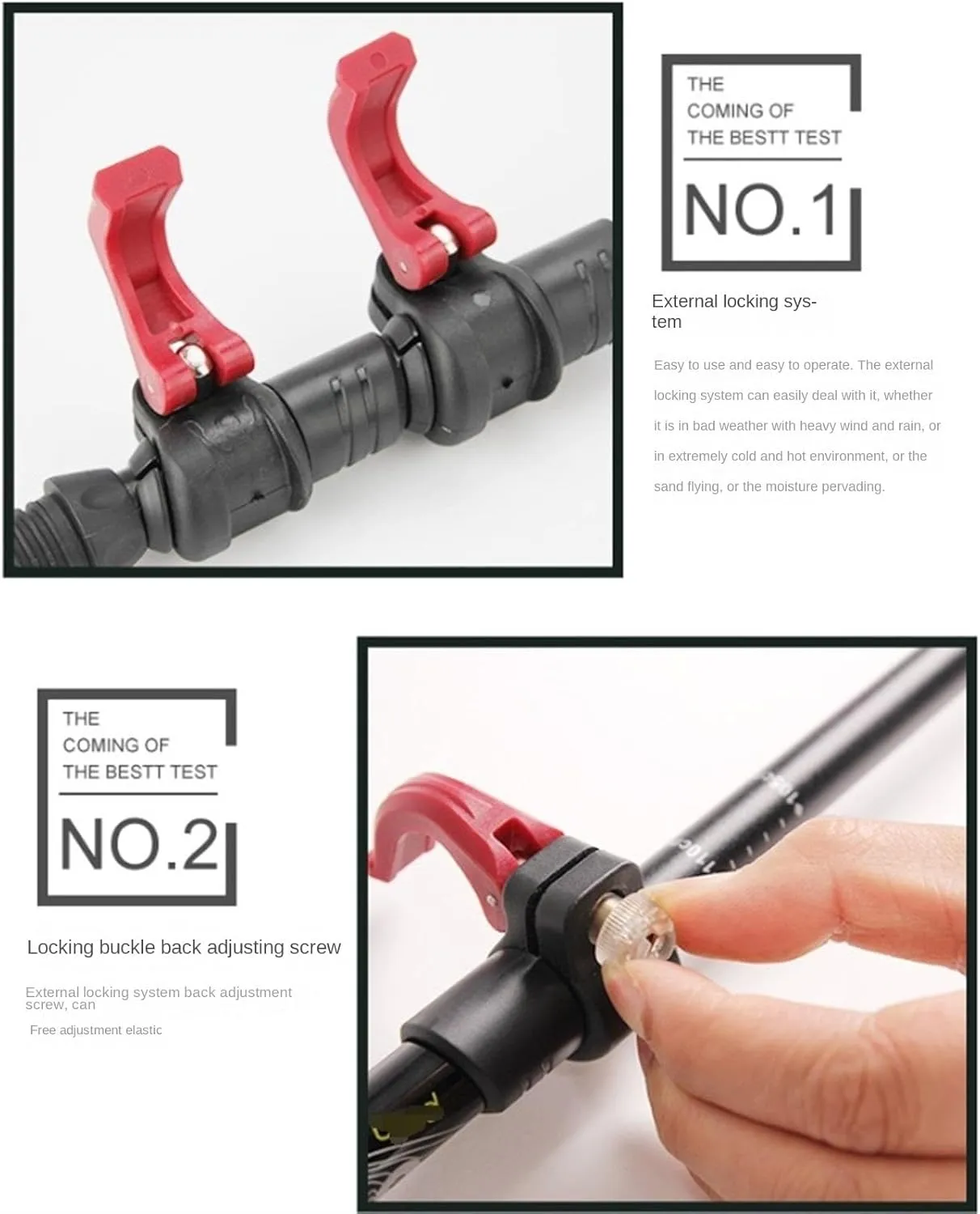 Hiking Trekking Poles Trekking Poles Hiking Poles Aluminum Alloy Walking Sticks Lightweight Telescopic Hiking Sticks for Trekking