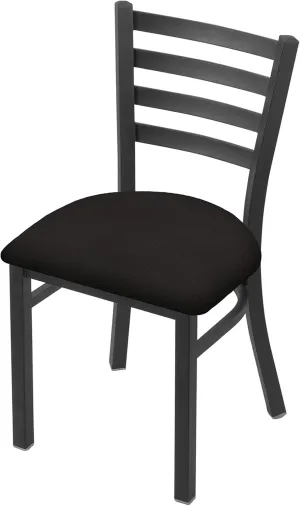 Holland Bar Stool Co. 400 Jackie 18" Chair with Pewter Finish and Canter Espresso Seat
