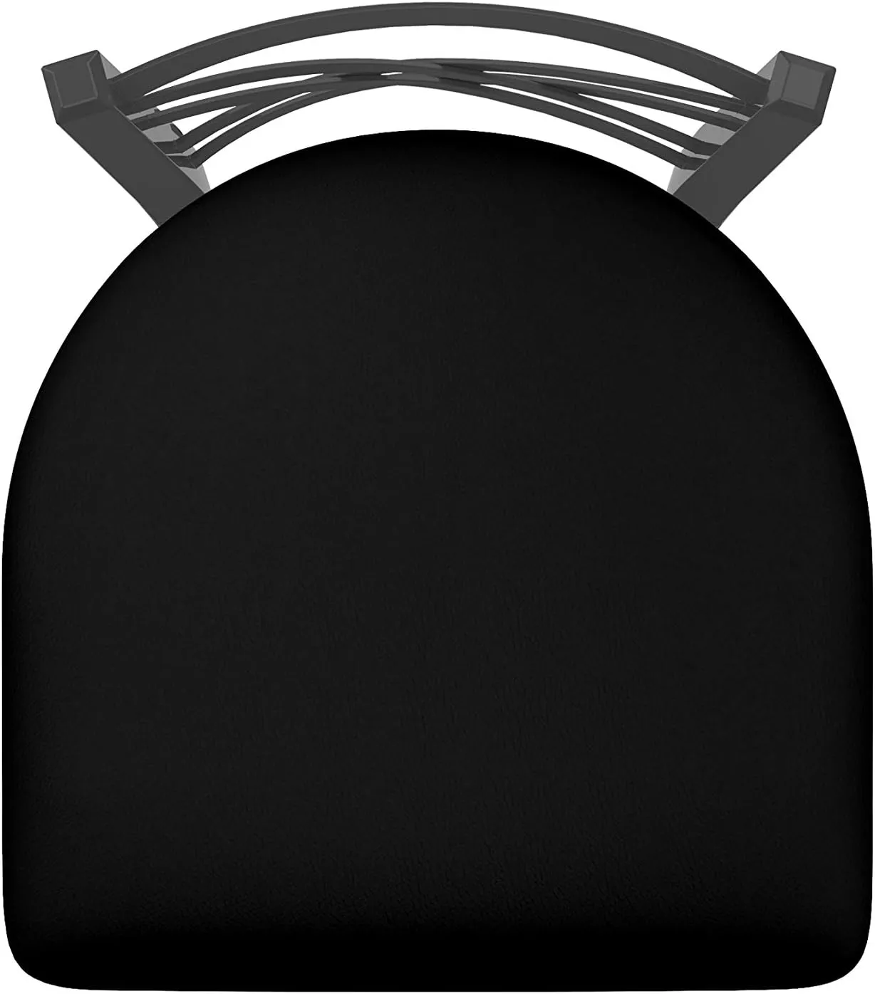 Holland Bar Stool Co. 620 Catalina 18" Chair with Pewter Finish and Black Vinyl Seat