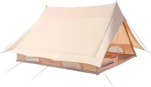 House-Shaped Outdoor Tent Rainproof Camping Tent Thick Cotton Large Camping Tent