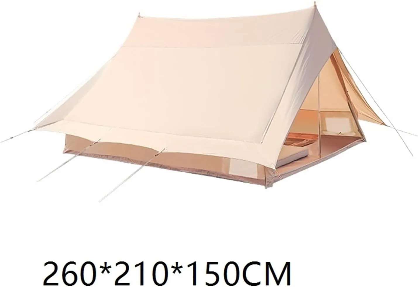 House-Shaped Outdoor Tent Rainproof Camping Tent Thick Cotton Large Camping Tent