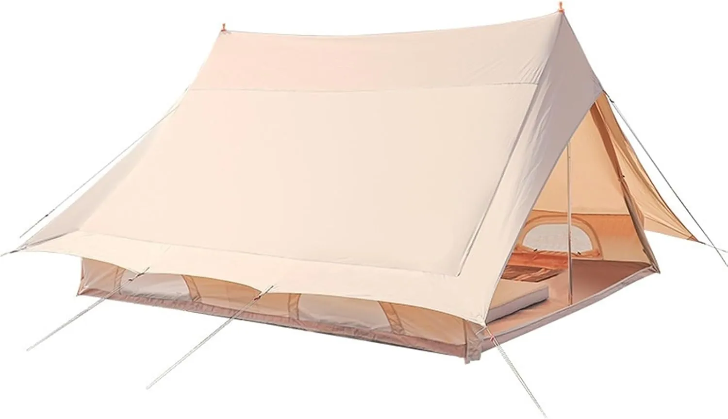 House-Shaped Outdoor Tent Rainproof Camping Tent Thick Cotton Large Camping Tent