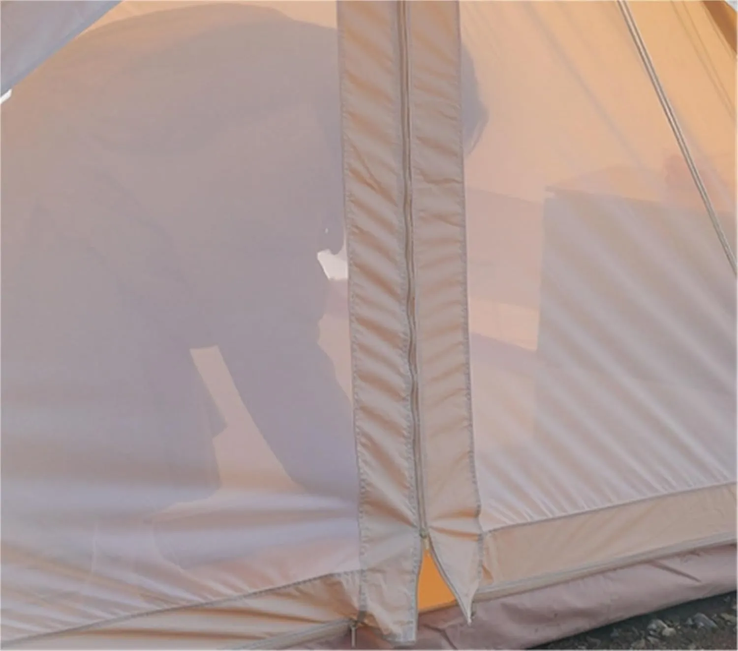 House-Shaped Outdoor Tent Rainproof Camping Tent Thick Cotton Large Camping Tent