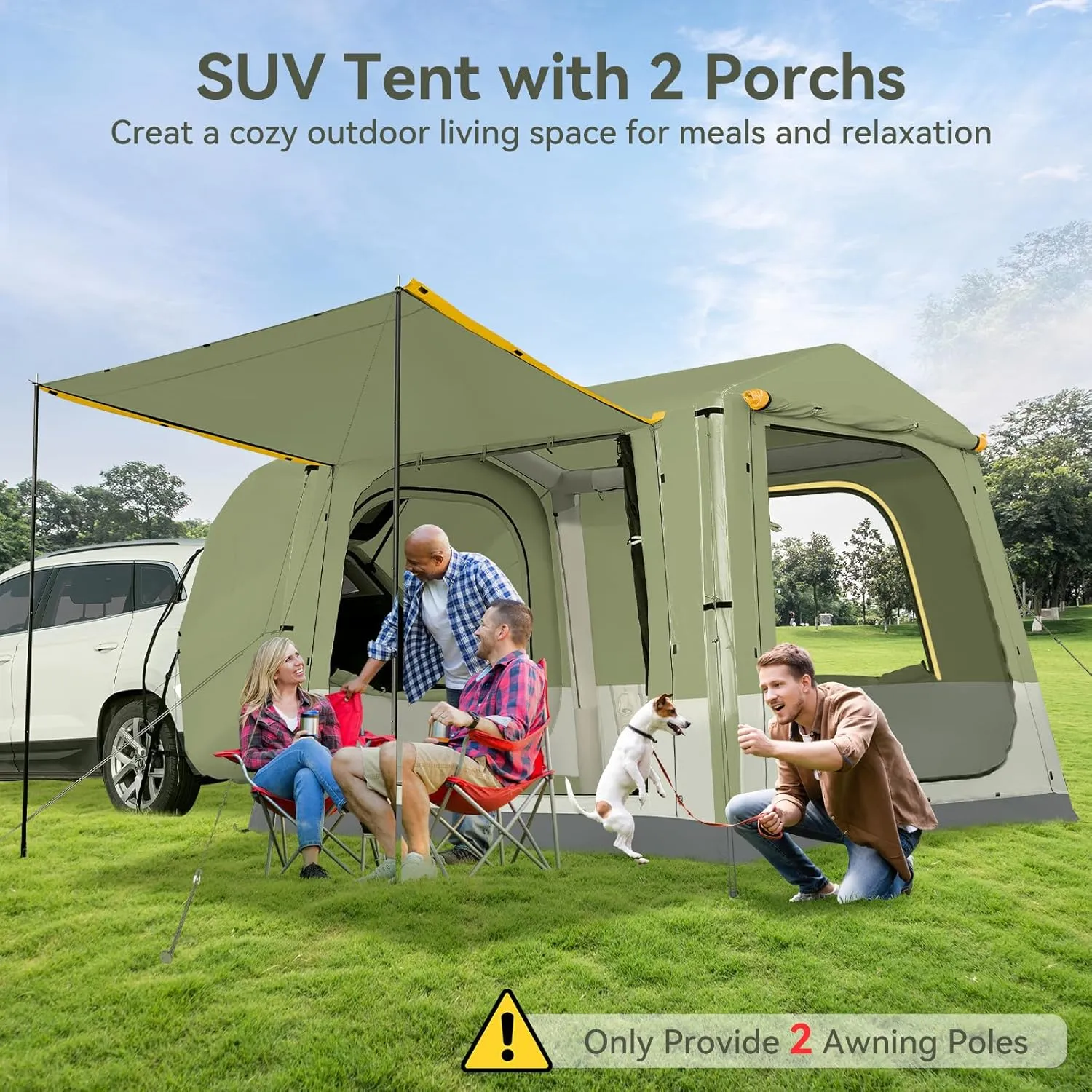 Inflatable Blow Up Tents for Camping,Waterproof Oxford Hot Tent with Manual Pump,Spacious Easy Setup Inflatable Camping Air Tent for Family Glamping