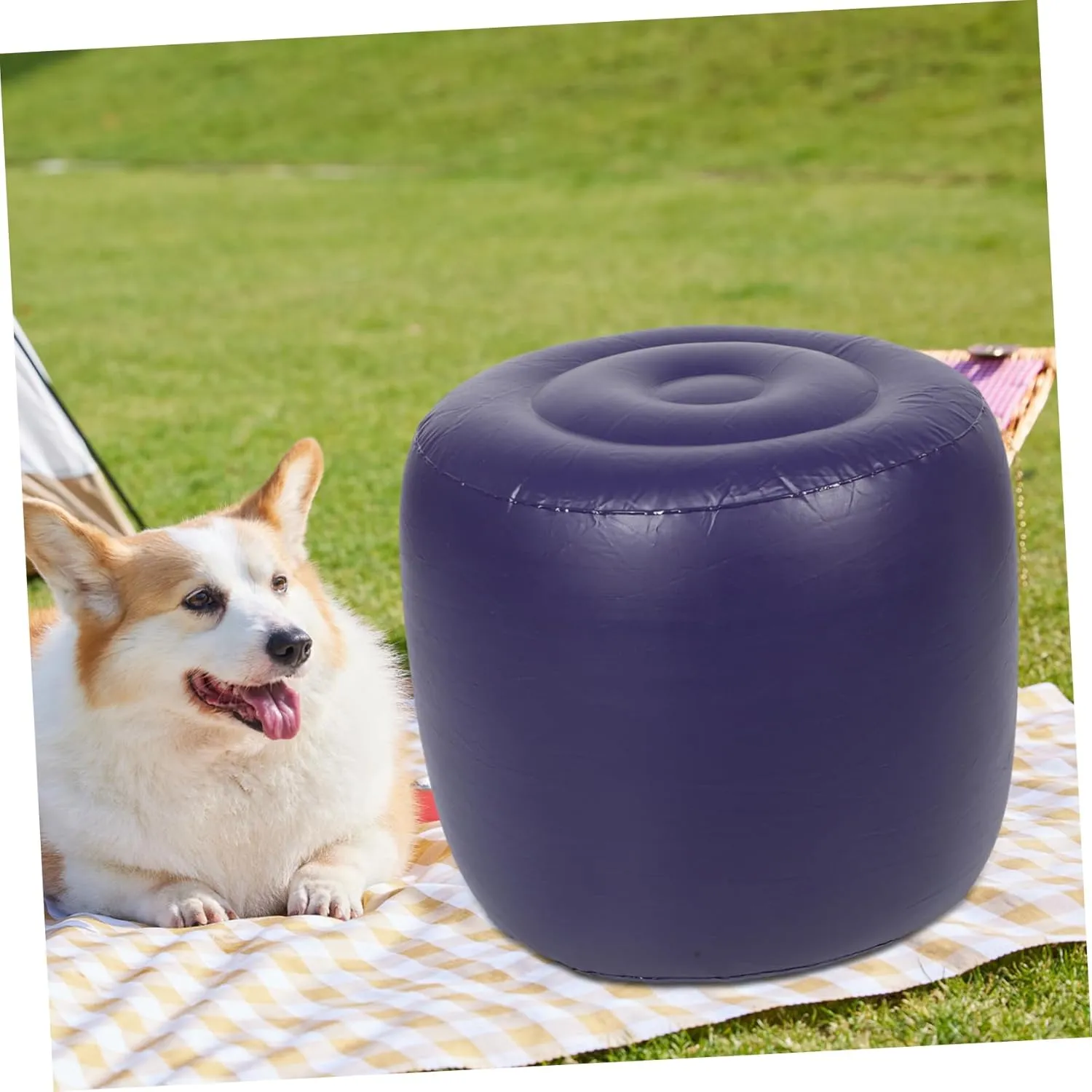 Inflatable Cushion for Outdoor Use Inflatable Seat Cushion Foldable Chair Pad for Camping Concerts and Travel Lightweight and Durable Design