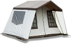 Instant Cabin Tent 3-4 Person Camping Tent - Family Waterproof Backpack Tents with Top Rainfly, Easy Set Up with Carry Bag for 4 Season Hiking Glamping Beach Outdoor
