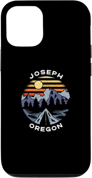 iPhone 15 Joseph Oregon Mountains OR Camping Sunset Vacation Case
