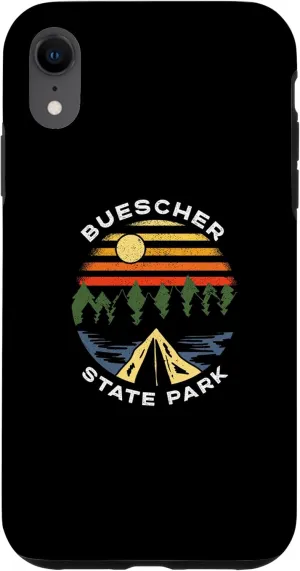 iPhone XR Buescher State Park Texas Camping TX Vacation Souvenir Case