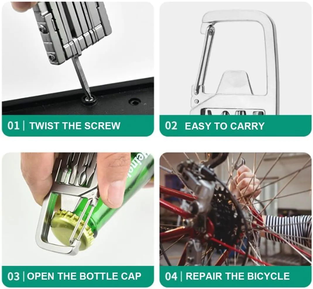 Jawbreaker Mini Tool,12 In 1 Mini Multi Tool, mini multi tool, Foldable Mini Multitool With Bottle Opener Phone Holder Screwdriver Carabiner,All In One Tools Multitool (2)