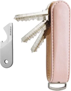 Jibbon Italian Premium Leather Key Organizer & Multifunctional EDC Keychain Multitool