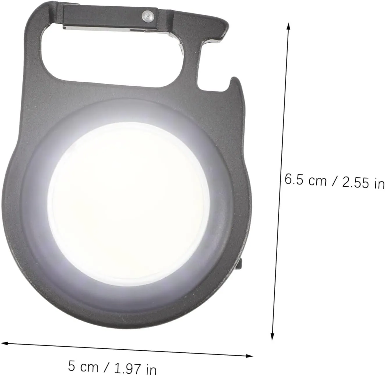 jojofuny 3pcs Small Rechargeable Flashlight Led Keychain Light Outdoor Lantern Pocket Light for Emergency