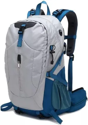 JSEIAJB 40L Hiking Backpack Outdoor Mountaineering Bag Large Capacity Travel Sports Backpack(D)