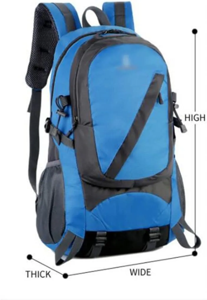 JSEIAJB 40L Outdoor Sports Backpack Travel Backpack Large Capacity Hiking Bag(D)