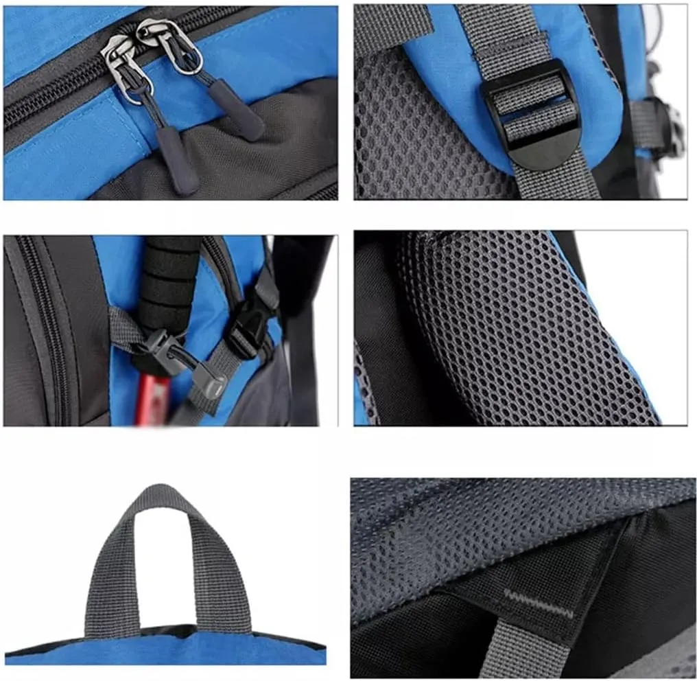 JSEIAJB 40L Outdoor Sports Backpack Travel Backpack Large Capacity Hiking Bag(D)