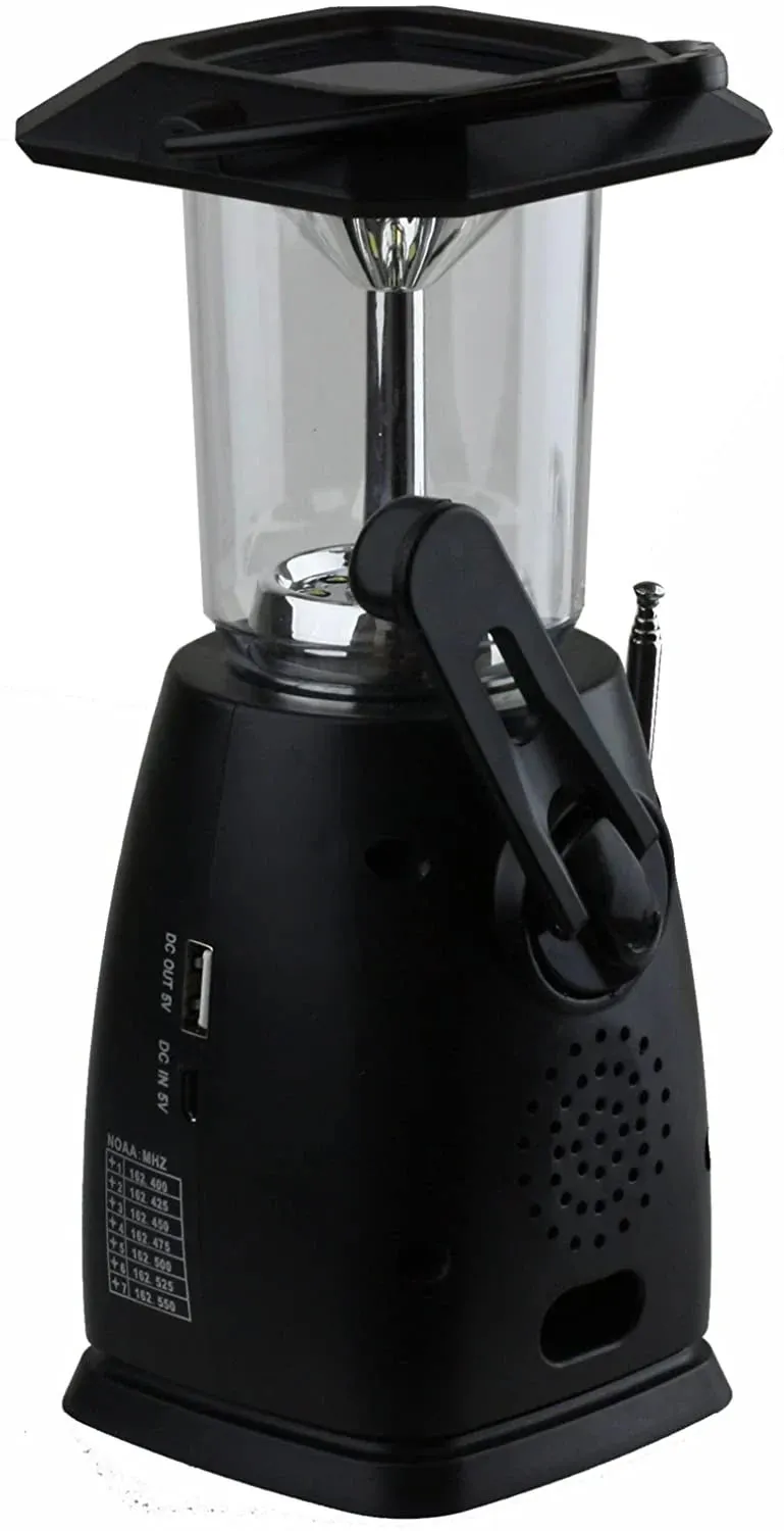 Kaito KA249W Crank Lantern & NOAA Weather Radio