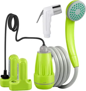 KEDSUM Portable Shower, Portable Camp Shower Pump with Rechargeable Battery, Portable Shower for Camping, Portable Outdoor Shower Head for Camping, Hiking, Traveling(  Handheld Sprayer)