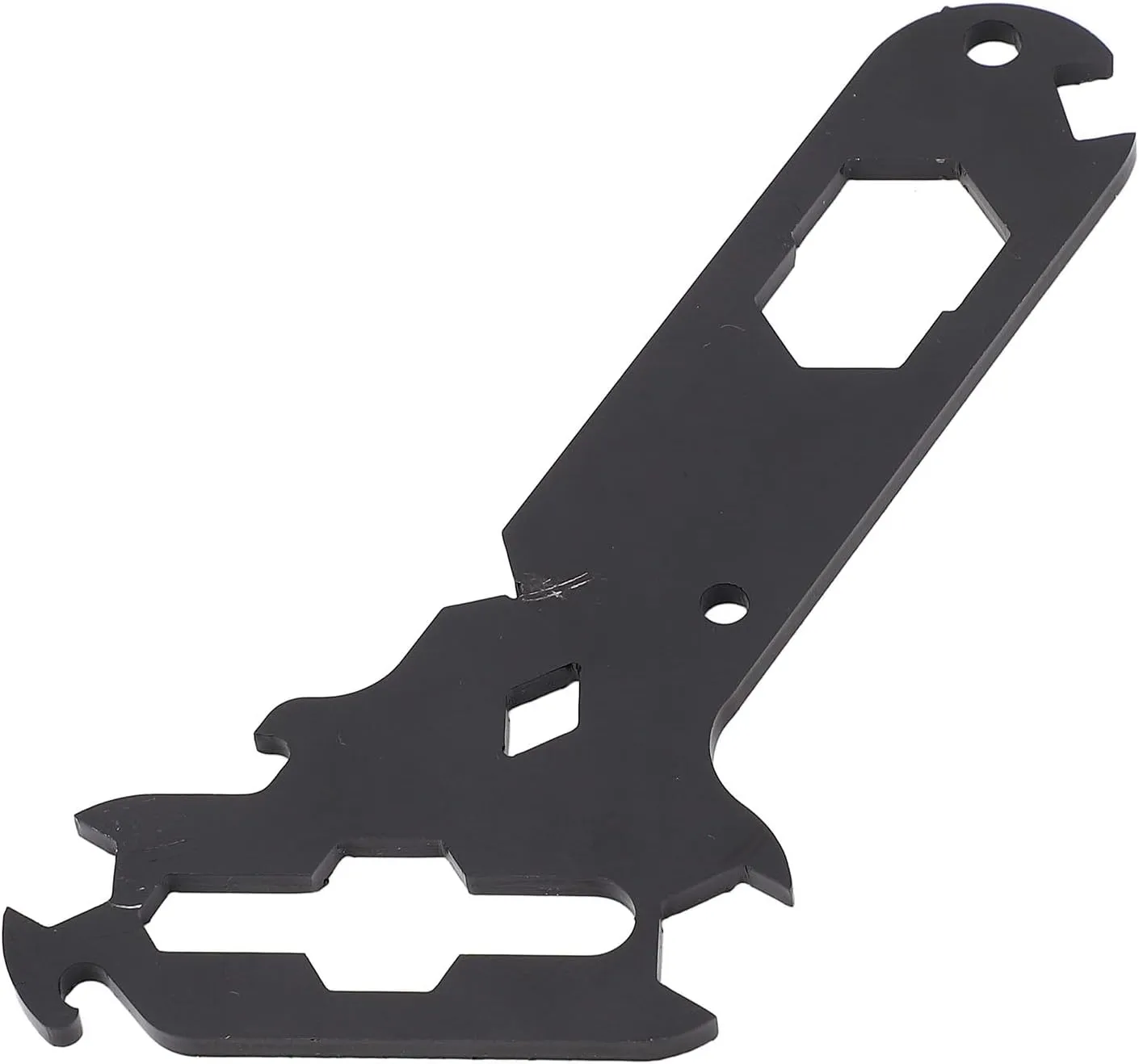 Keenso 14 in 1 Rigger Tool, Steel Card Multitool, Wear for Quick Repairs, EDC Survival Gear, with Matte Black Powder Coating, Ideal for RV Camping and Outdoor Activities