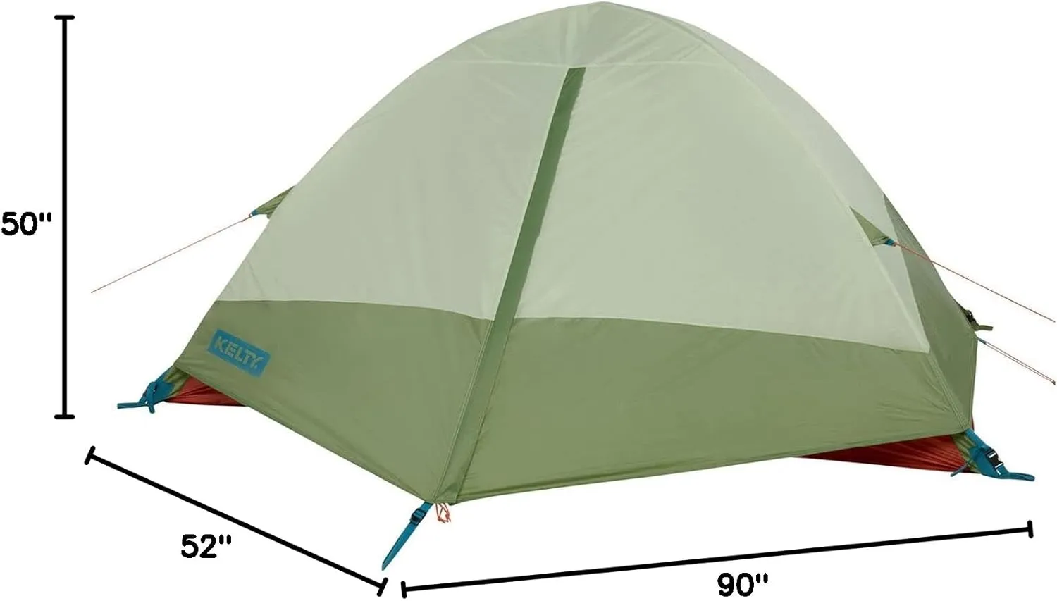 Kelty Tents Kelty Discovery Trail Backpacking Tent, Lightweight and Easy to Setup Backpacking Shelter with 2 Aluminum Poles, Single Door Single Vestibule, Stuff Sack Included