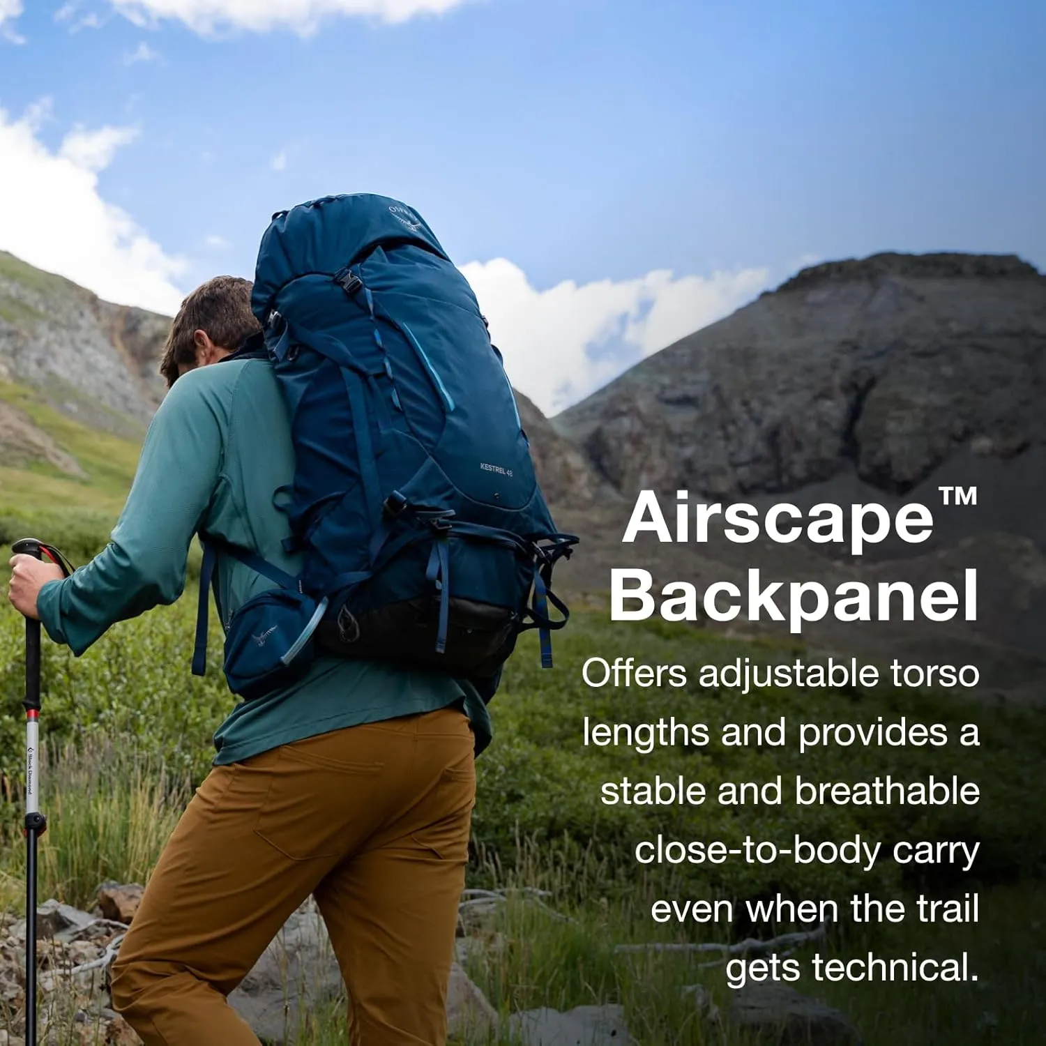 Kestrel 58L Men's Backpacking Backpack
