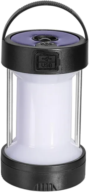 KESYOO Camping Lights Camp Light Lamps Solar Lights Camping Tent Rechargeable Lanterns for Camping Solar Lights Outdoor Rechargeable Lantern Camping LED Camping Light Portable Black