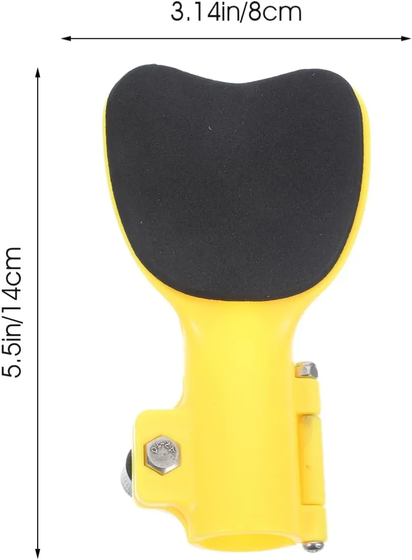 KESYOO Fishing Rod Arm Drag Fishing Pole Rods Folding Fishing Rod Holder Travel Fishing Rod Telescopic Sea Fishing Rod Spiral Rod Stand Brackets Fishing Rod Display Racks Abs Yellow