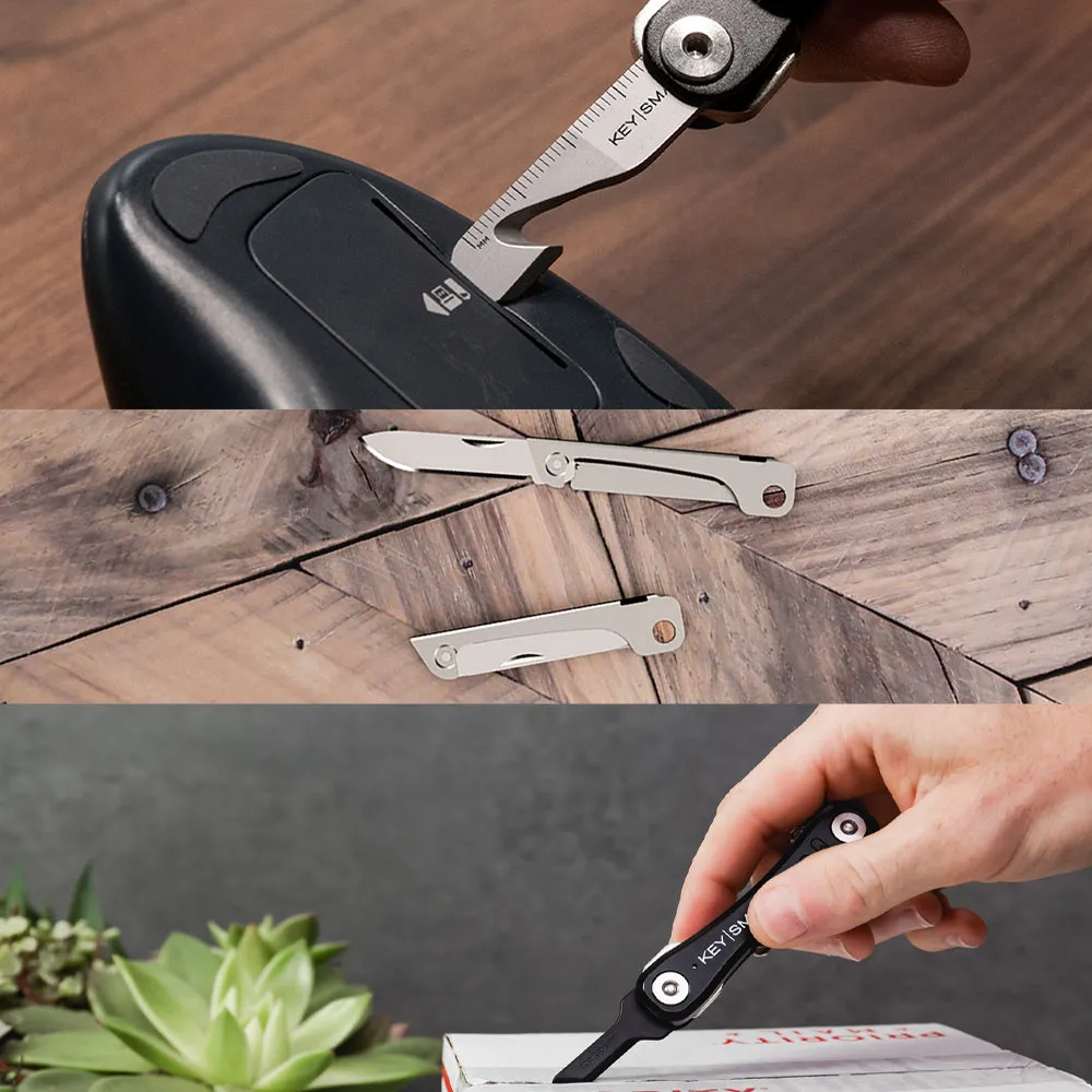 KeySmart Mini Safeblade, SafeBlade, MultiTool 5-in-1 Accessory 3 Pack