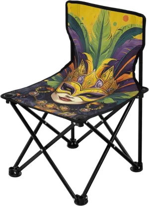 Kigai Folding Camping Chair Heavy Duty Chair Ultralight Compact Portable Beach Chair for Outdoor Camp, Hiking, Travel, Beach, Sporting Event and Picnic, Mardi Gras