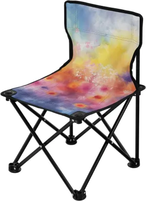 Kigai Folding Camping Chair Heavy Duty Chair Ultralight Compact Portable Beach Chair for Outdoor Camp, Hiking, Travel, Beach, Sporting Event and Picnic, Oil Flower