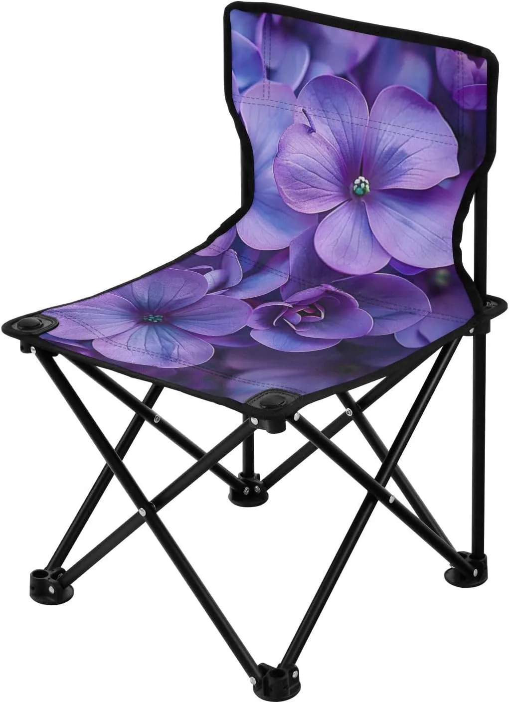 Kigai Folding Camping Chair Heavy Duty Chair Ultralight Compact Portable Beach Chair for Outdoor Camp, Hiking, Travel, Beach, Sporting Event and Picnic, Violets
